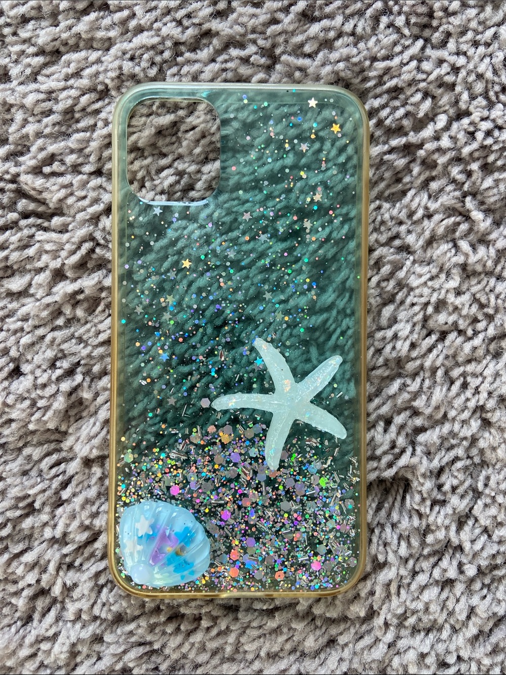 iPhone 11 Seashell Glitter Case
